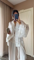 Beyaz Yuè Kimono 
