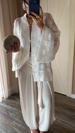 Beyaz Yuè Kimono 
