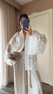 Beyaz Yuè Kimono 