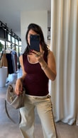 Bordo Beyaz Biyeli Piche Atlet 