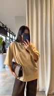 Caramel Paisley T-shirt