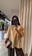 Caramel Paisley T-shirt