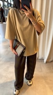 Caramel Paisley T-shirt