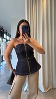 Denim Ajisai Büstiyer 