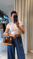 Ekru Dilvin Puya Crop 
