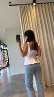 Ekru Primrose Bluz