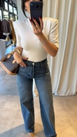 Ekru Vatkalı Çıtçıtlı Bodysuit