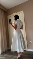 Ekru Vera Elbise 