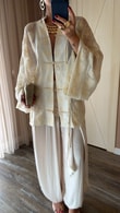 Ekru Yuè Kimono 