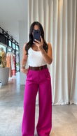 Fuşya Laura Pantolon