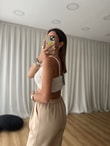 İncili Örgü Crop 
