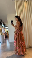 Kahve Beatriz Elbise