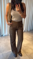 Kahve Maia Süet Pantolon