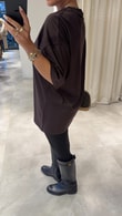 Kahve Oversize Moria T-shirt