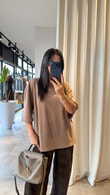 Kahve Paisley T-shirt