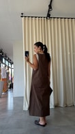 Kahve Roana Elbise