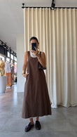 Kahve Roana Elbise