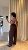 Kahve Viola Pantolon