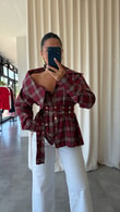 Kırmızı Diana Gömlek