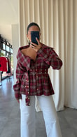 Kırmızı Diana Gömlek