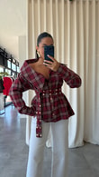 Kırmızı Diana Gömlek