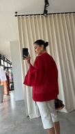Kırmızı Vanessa Kimono