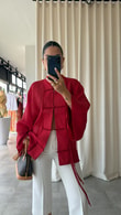 Kırmızı Vanessa Kimono