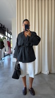Lacivert Alonso Trench