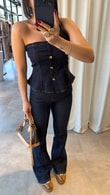 Lacivert Arum Denim Takım