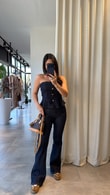 Lacivert Arum Denim Takım