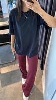 Lacivert Orijinal Marka Oversize T-shirt