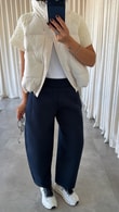 Lacivert Wavel Pantolon