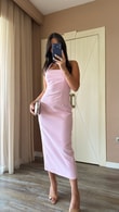 Pembe Lanark Elbise