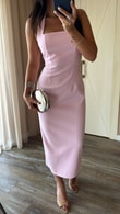 Pembe Lanark Elbise