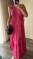 Pembe Maori Elbise 