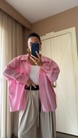 Pembe Wira Gömlek