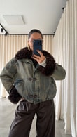 Silviu Denim Kürklü Mont