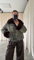 Silviu Denim Kürklü Mont