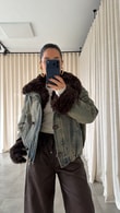 Silviu Denim Kürklü Mont