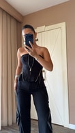 Siyah Adeline Takım