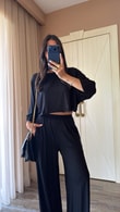Siyah Alessia Takım