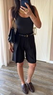 Siyah Dagmar Şort 