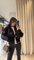 Siyah Elenor Mont