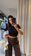 Siyah İshbel Crop