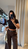 Siyah İshbel Crop