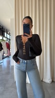 Siyah Josef Bodysuit