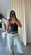 Siyah Lees Bodysuit