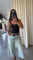 Siyah Lees Bodysuit