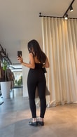 Siyah Lily Pantolon