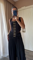 Siyah Maria Bluz
